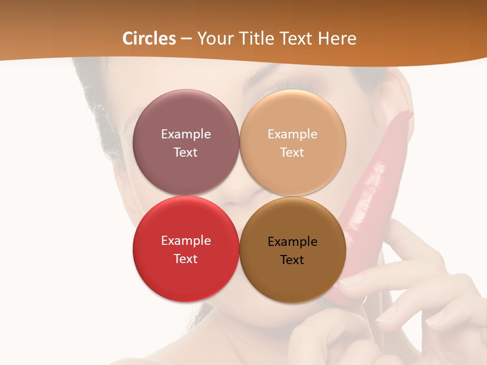 Person Smile Sensual PowerPoint Template