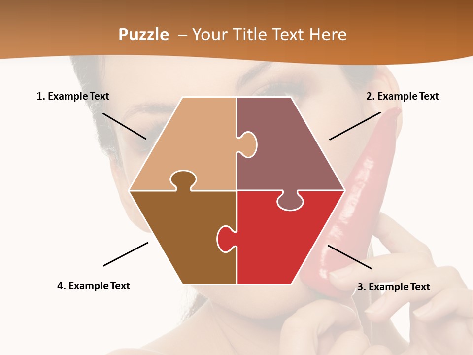 Person Smile Sensual PowerPoint Template
