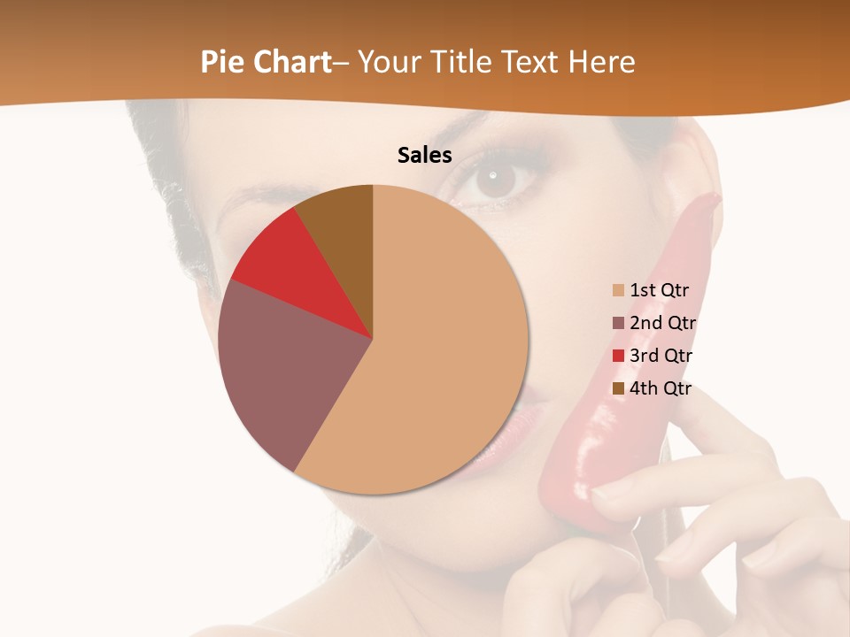 Person Smile Sensual PowerPoint Template