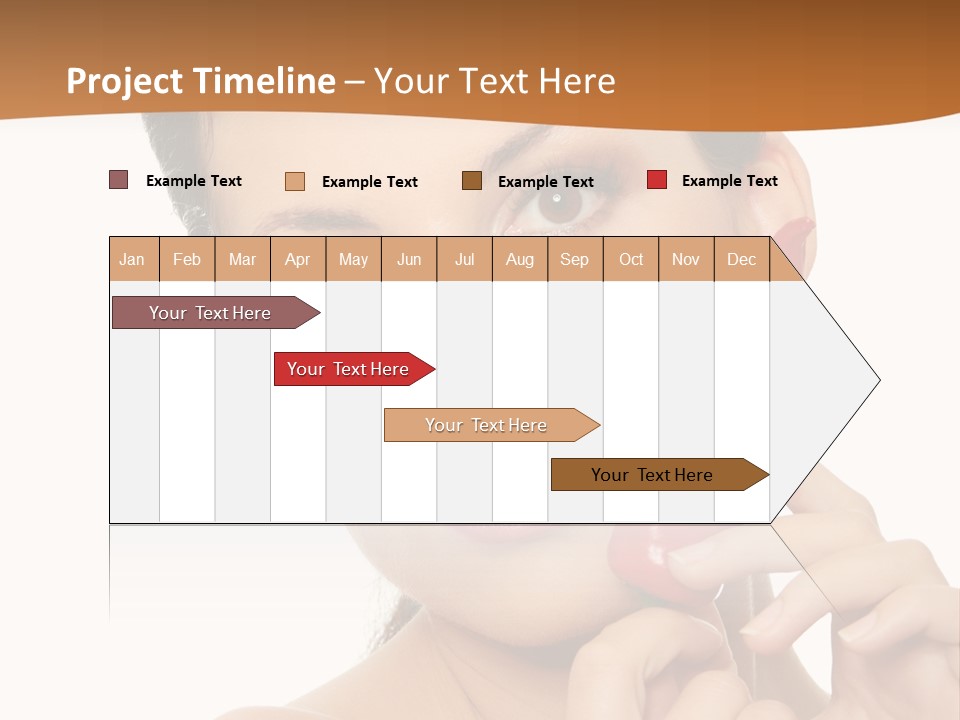 Person Smile Sensual PowerPoint Template