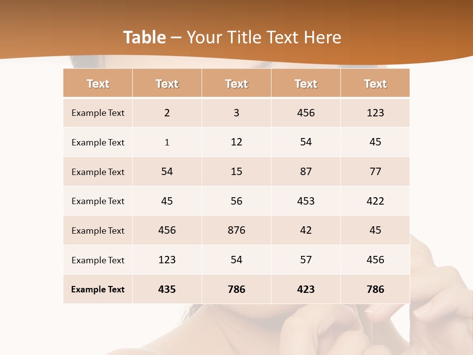 Person Smile Sensual PowerPoint Template