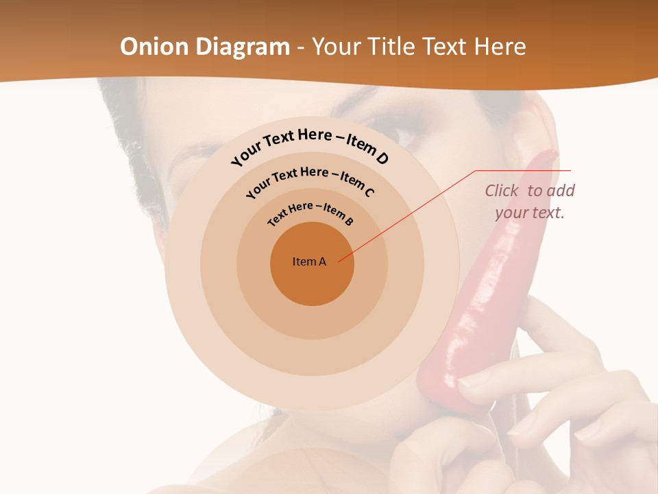 Person Smile Sensual PowerPoint Template