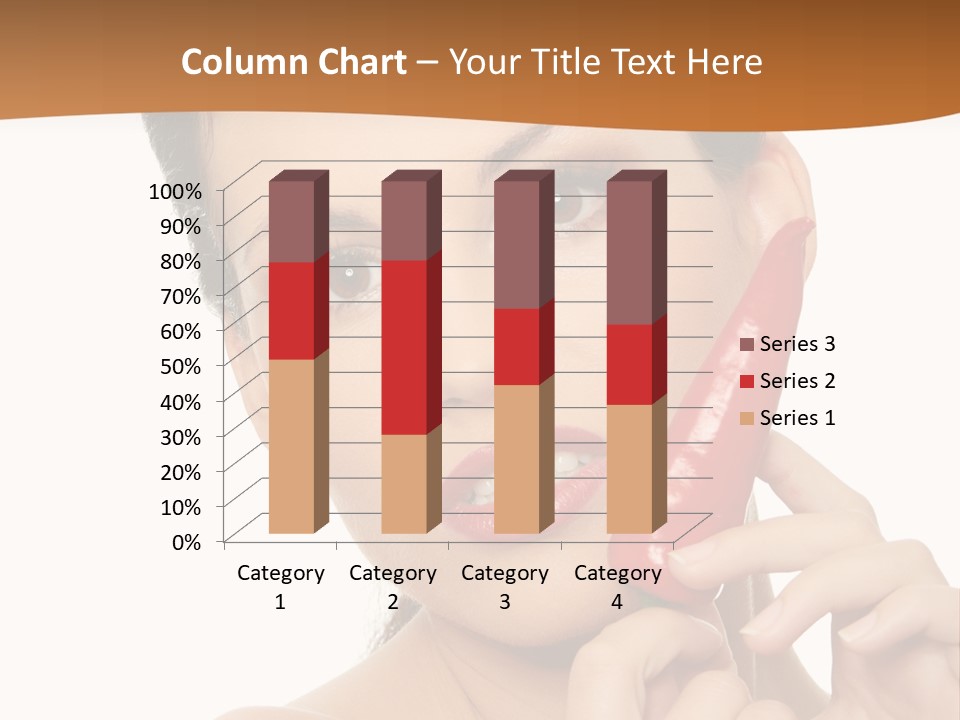 Person Smile Sensual PowerPoint Template