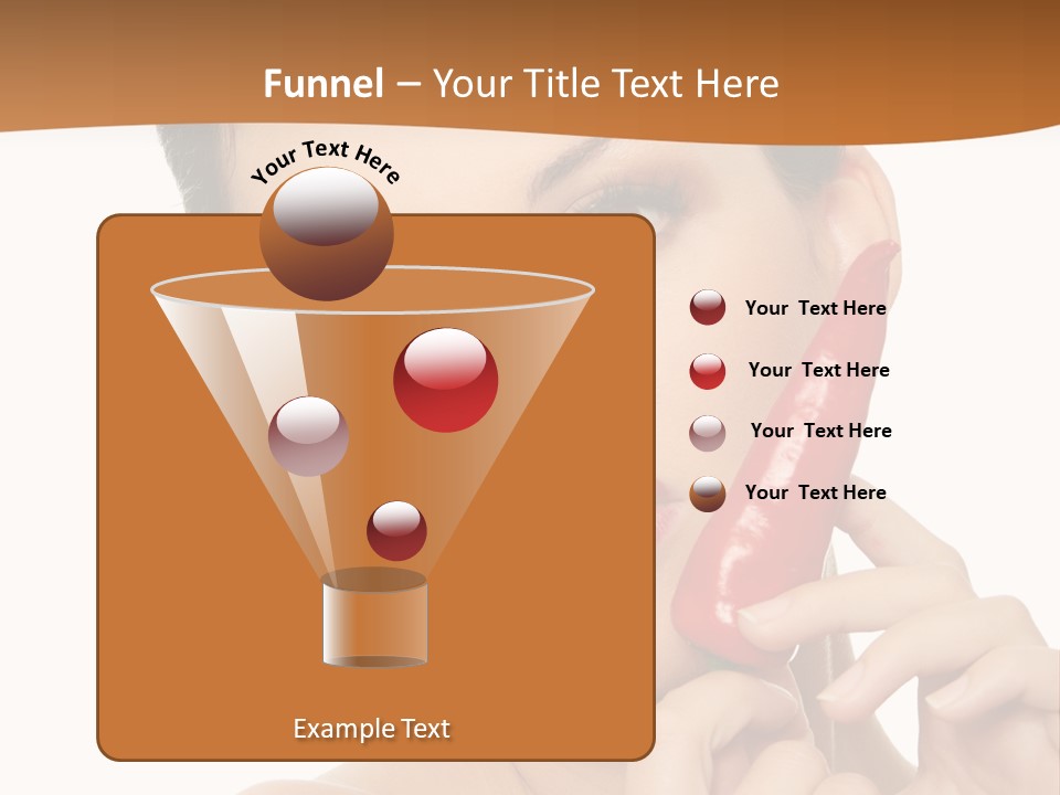 Person Smile Sensual PowerPoint Template