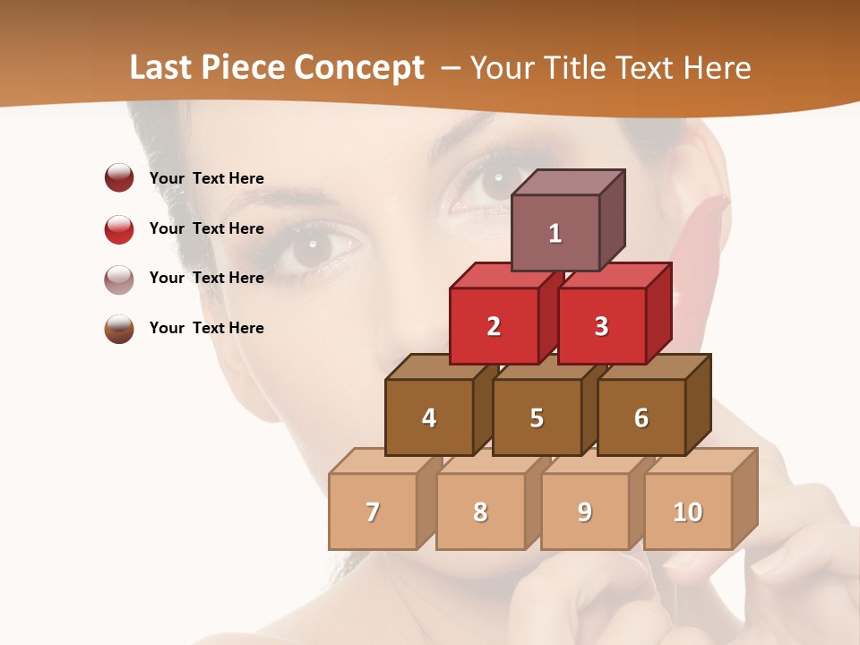 Person Smile Sensual PowerPoint Template