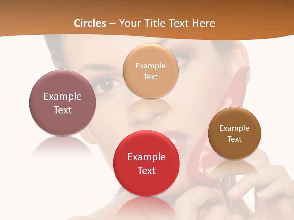Person Smile Sensual PowerPoint Template