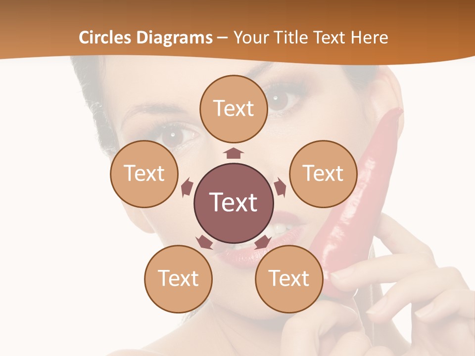 Person Smile Sensual PowerPoint Template