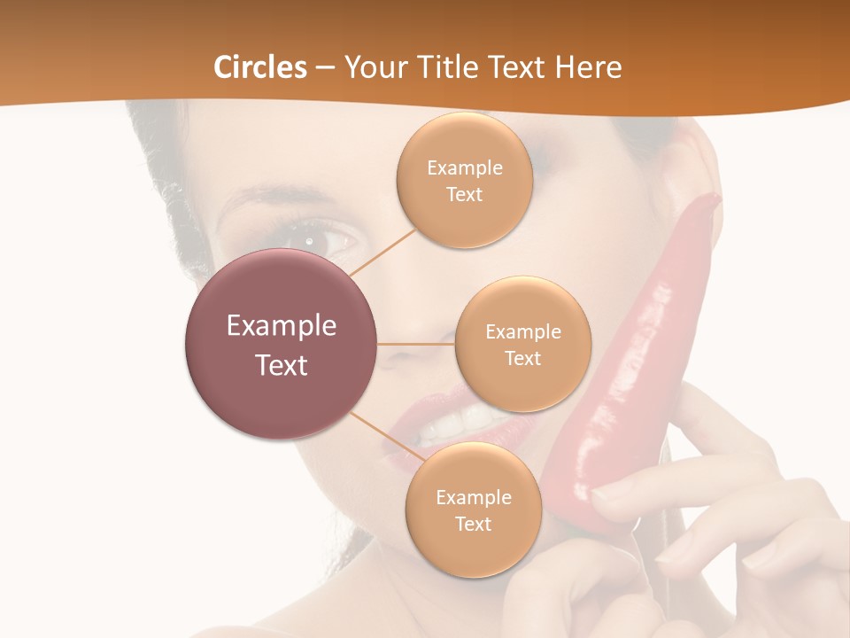 Person Smile Sensual PowerPoint Template