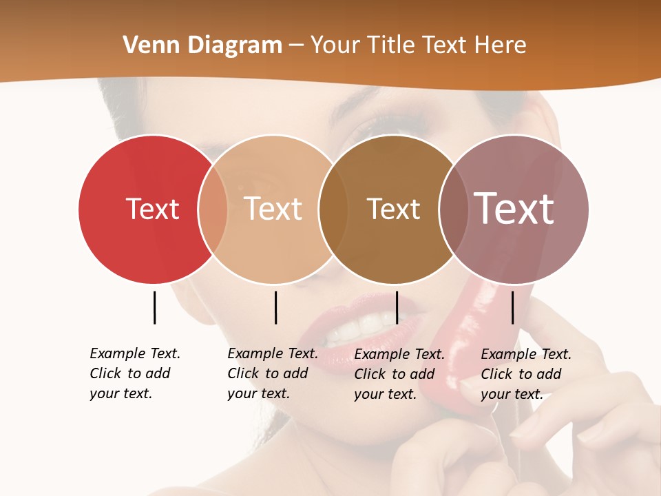 Person Smile Sensual PowerPoint Template