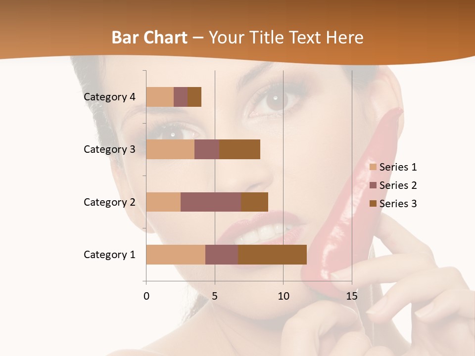 Person Smile Sensual PowerPoint Template