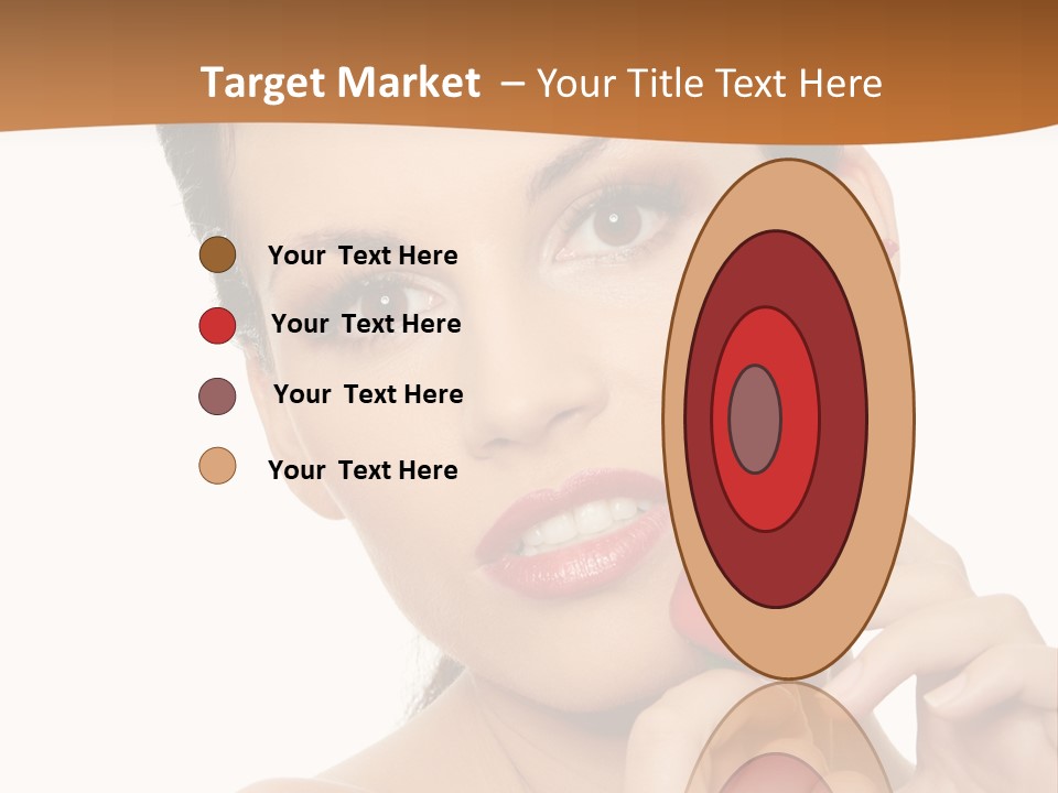 Person Smile Sensual PowerPoint Template
