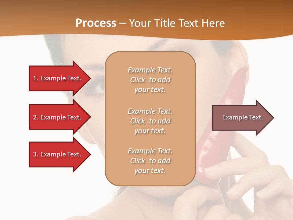 Person Smile Sensual PowerPoint Template