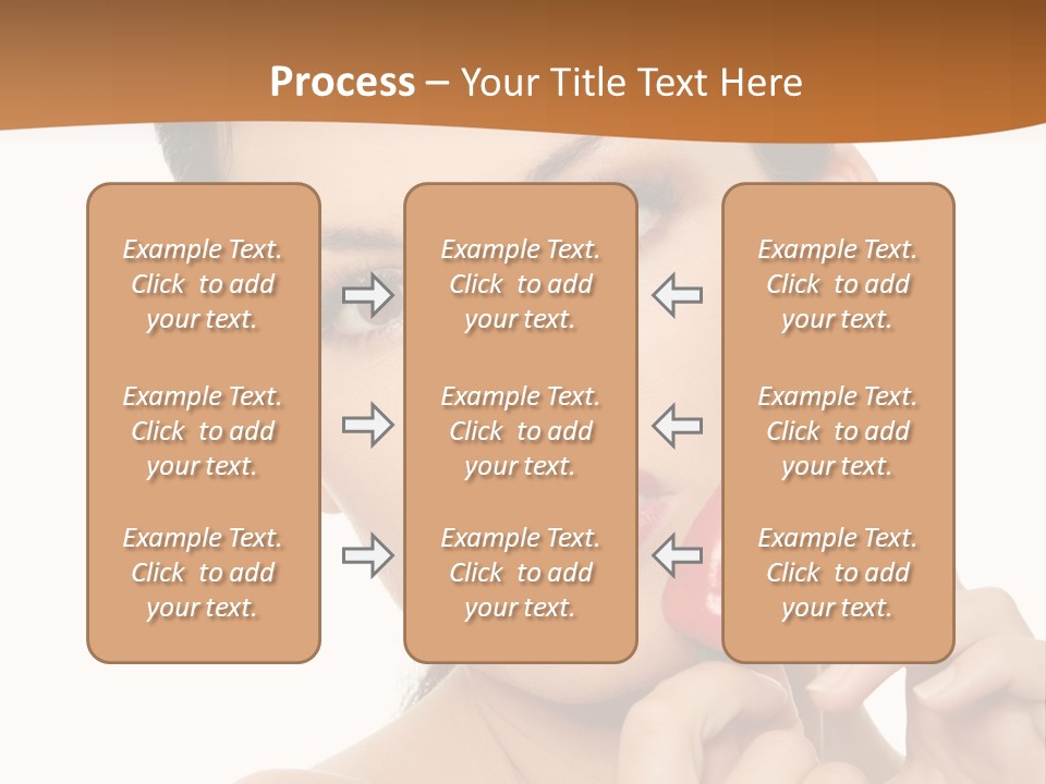 Person Smile Sensual PowerPoint Template