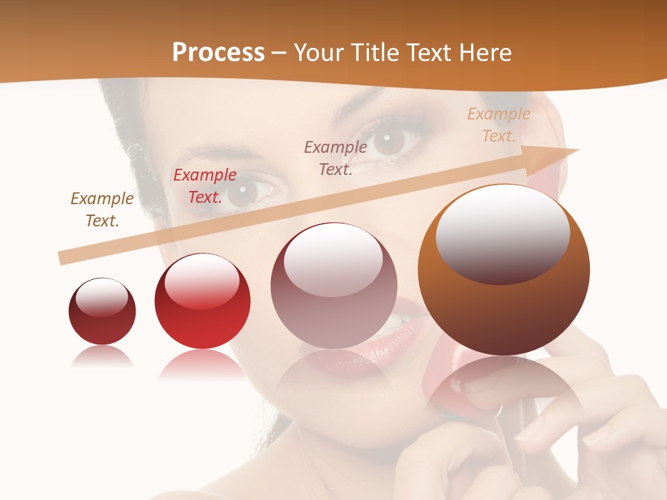 Person Smile Sensual PowerPoint Template