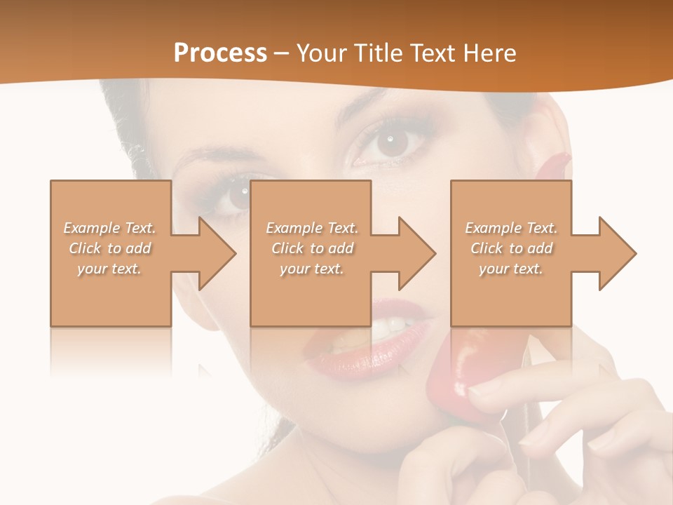 Person Smile Sensual PowerPoint Template