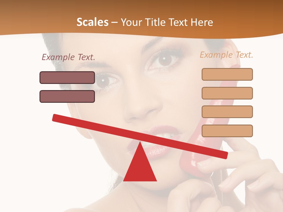 Person Smile Sensual PowerPoint Template