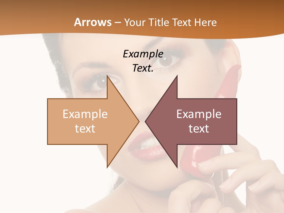 Person Smile Sensual PowerPoint Template