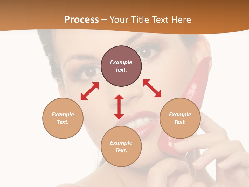 Person Smile Sensual PowerPoint Template