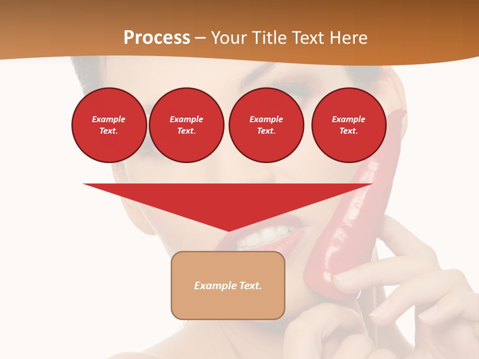 Person Smile Sensual PowerPoint Template