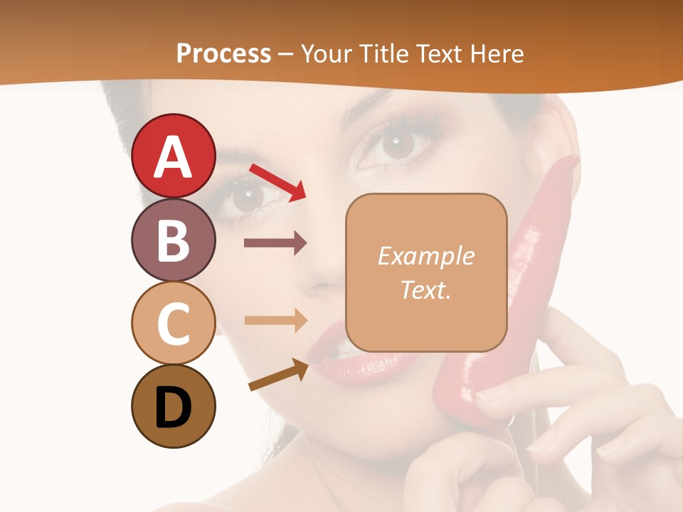Person Smile Sensual PowerPoint Template