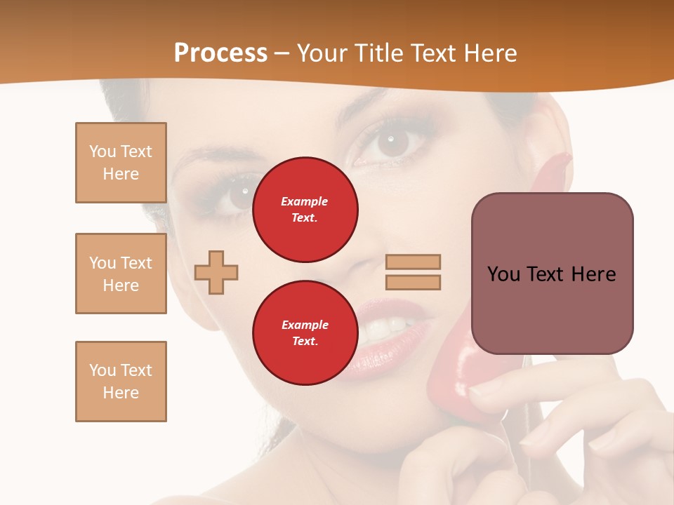 Person Smile Sensual PowerPoint Template