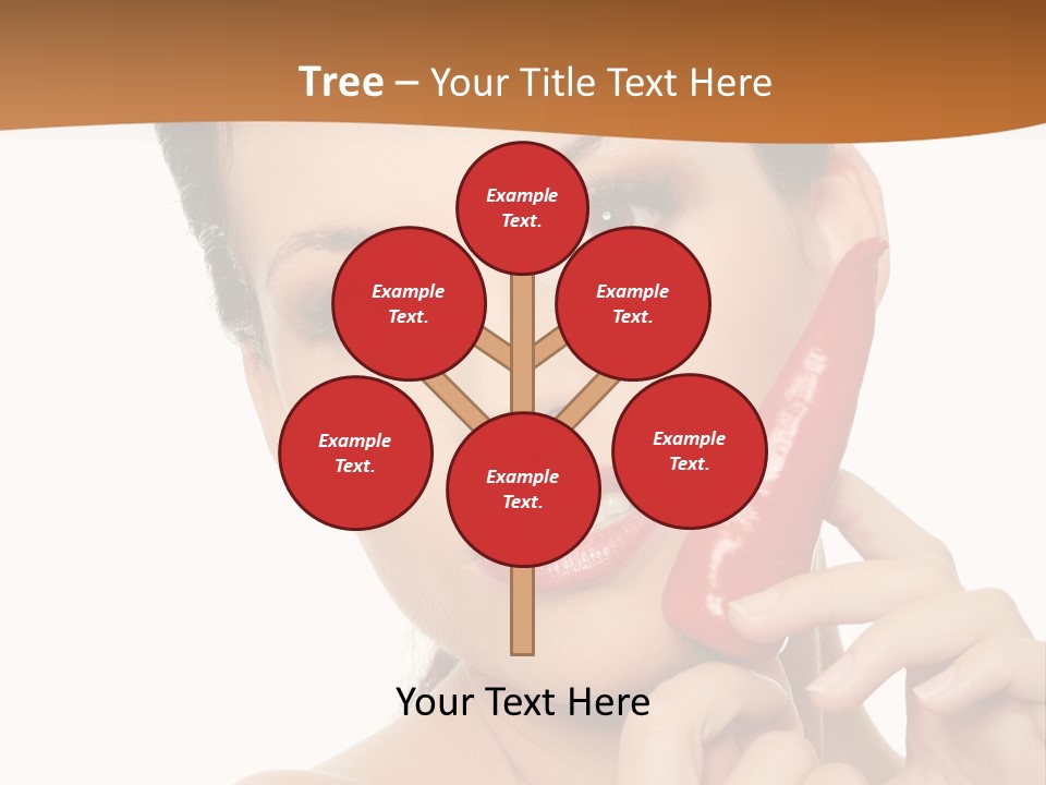 Person Smile Sensual PowerPoint Template
