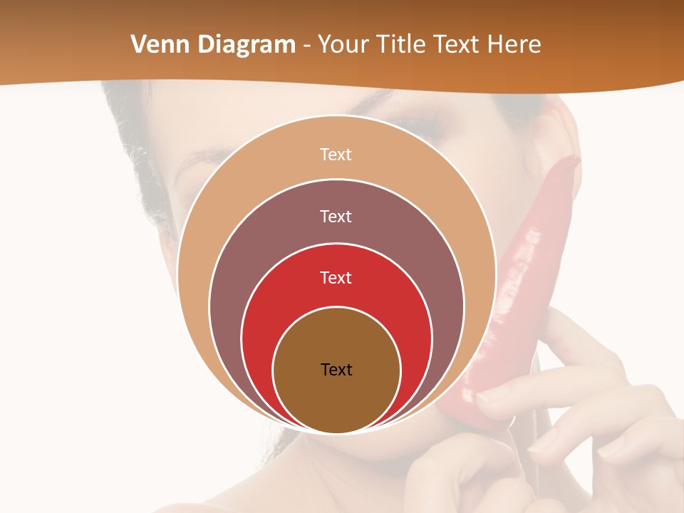 Person Smile Sensual PowerPoint Template