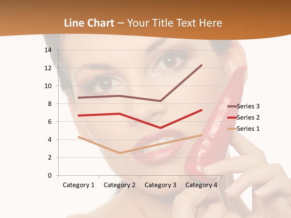 Person Smile Sensual PowerPoint Template
