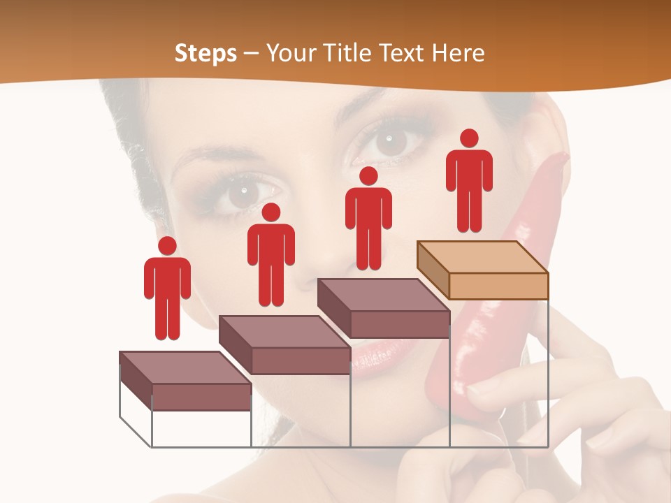 Person Smile Sensual PowerPoint Template