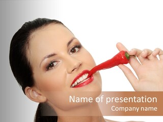 Sensual Passion Y PowerPoint Template