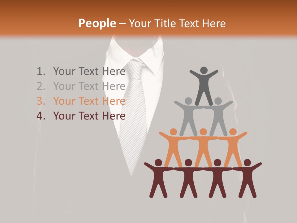 Happy Character Group PowerPoint Template