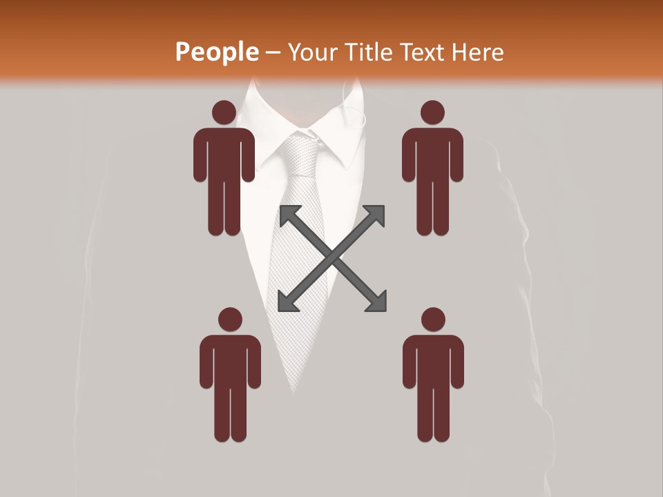 Happy Character Group PowerPoint Template