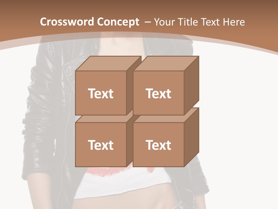 Smoker Paint Hairstyle PowerPoint Template