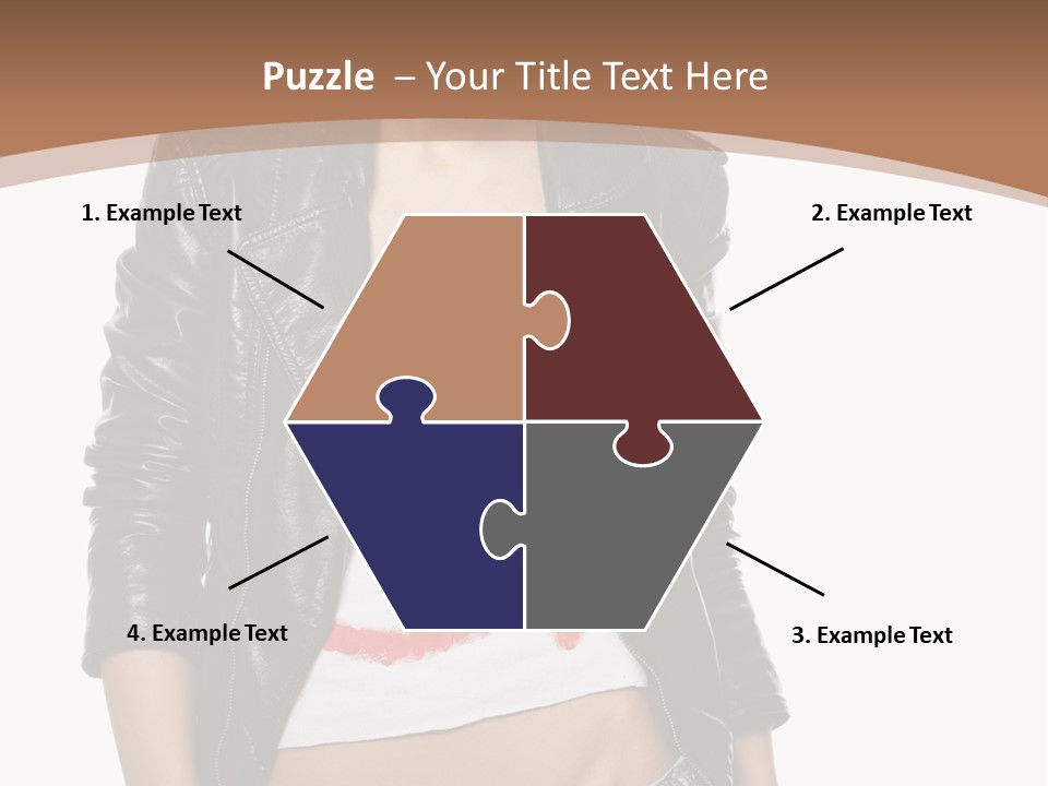 Smoker Paint Hairstyle PowerPoint Template