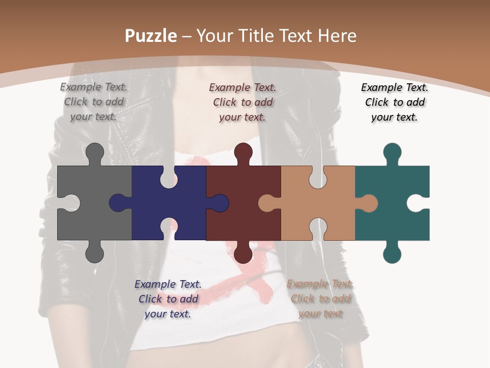 Smoker Paint Hairstyle PowerPoint Template