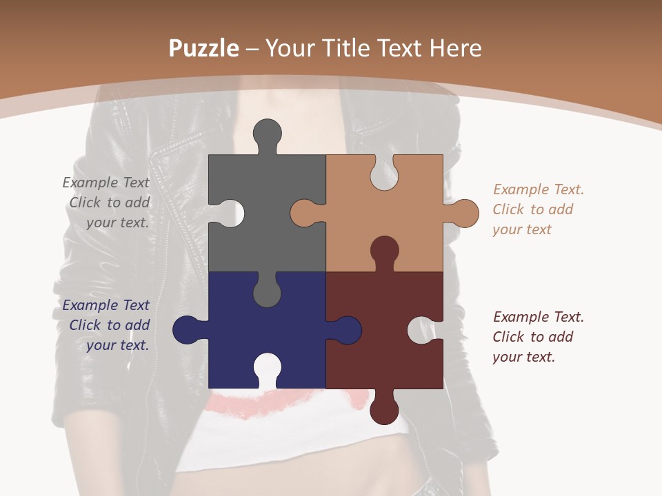 Smoker Paint Hairstyle PowerPoint Template