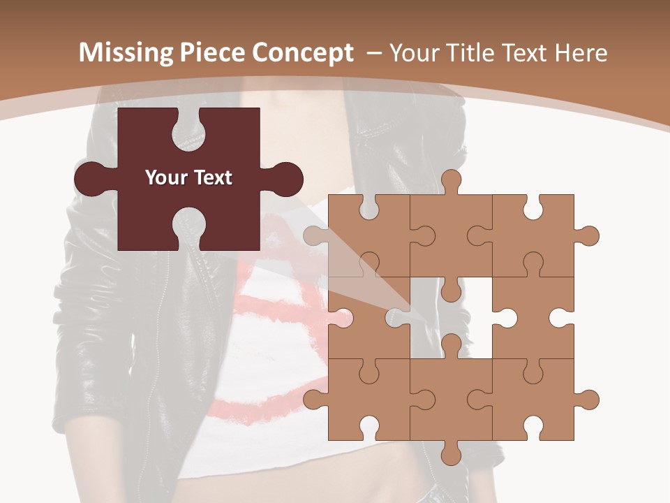 Smoker Paint Hairstyle PowerPoint Template