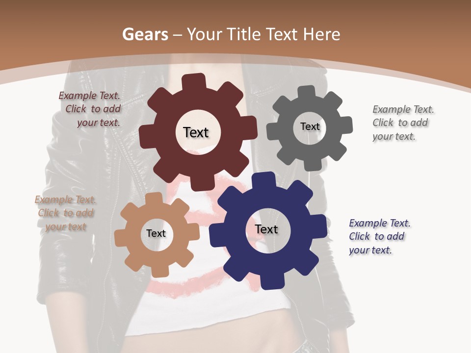 Smoker Paint Hairstyle PowerPoint Template