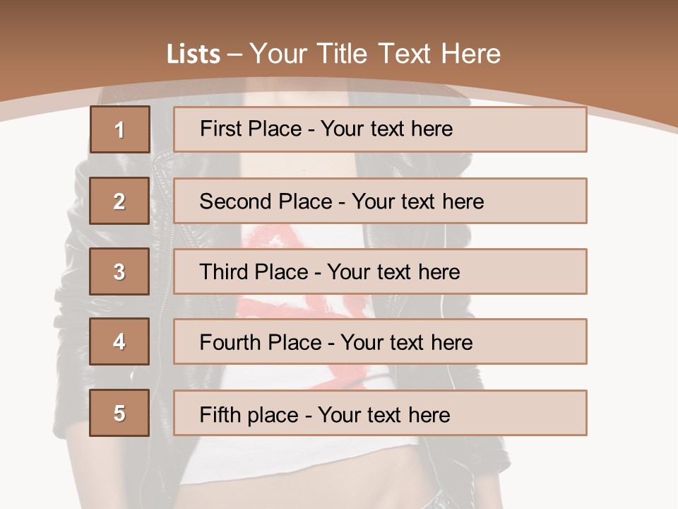 Smoker Paint Hairstyle PowerPoint Template