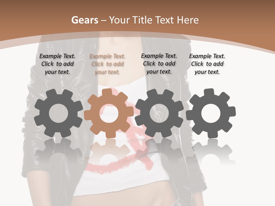 Smoker Paint Hairstyle PowerPoint Template