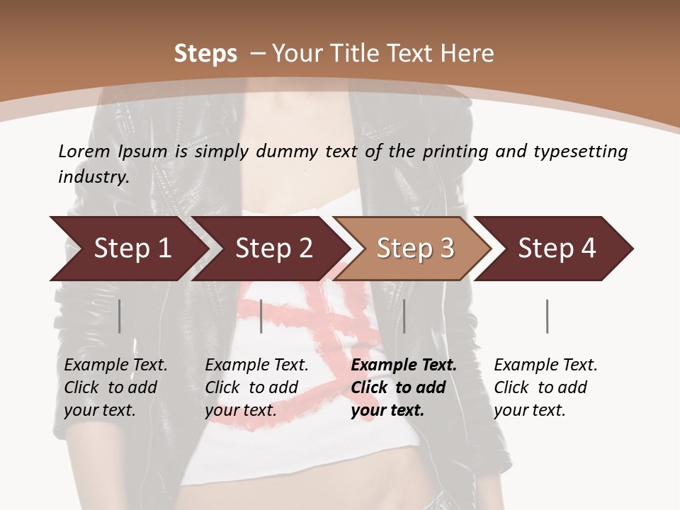 Smoker Paint Hairstyle PowerPoint Template