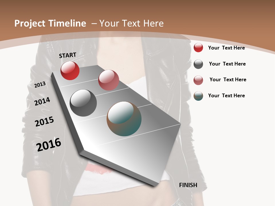 Smoker Paint Hairstyle PowerPoint Template