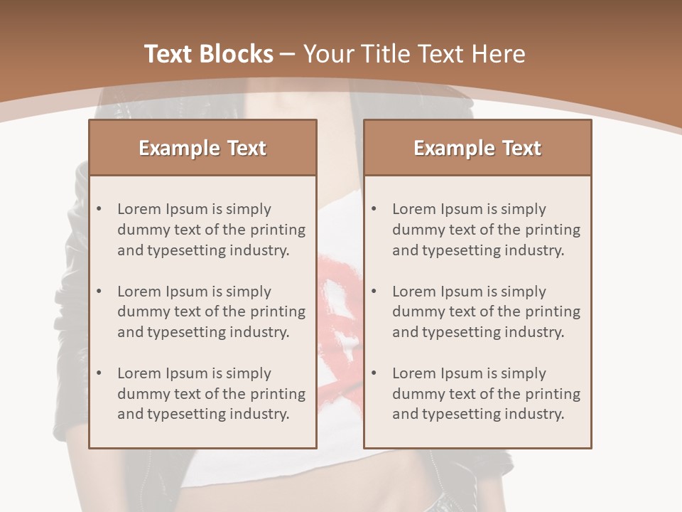 Smoker Paint Hairstyle PowerPoint Template
