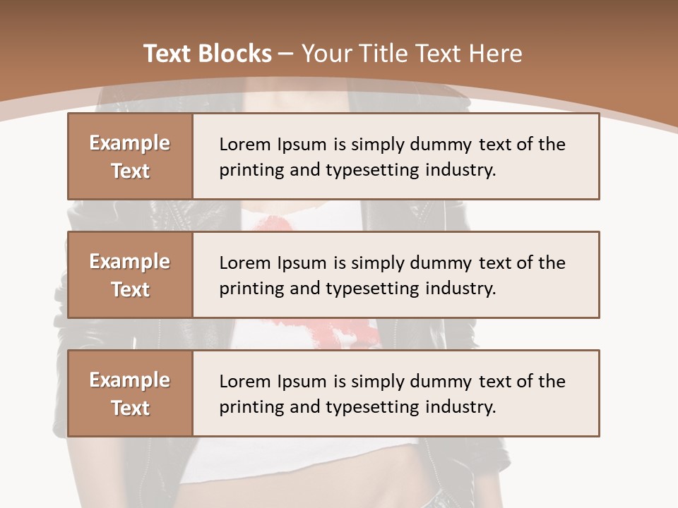 Smoker Paint Hairstyle PowerPoint Template
