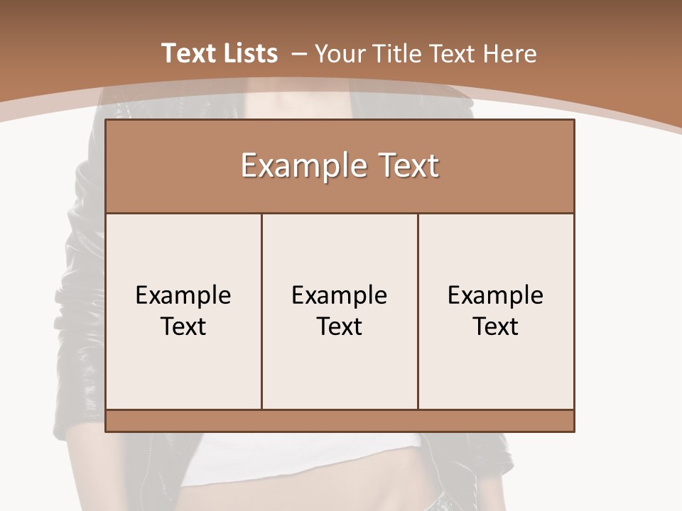 Smoker Paint Hairstyle PowerPoint Template