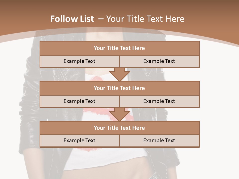 Smoker Paint Hairstyle PowerPoint Template