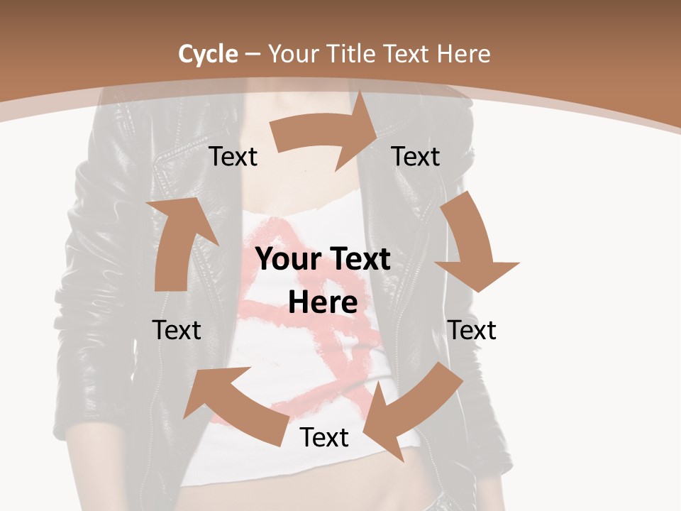 Smoker Paint Hairstyle PowerPoint Template