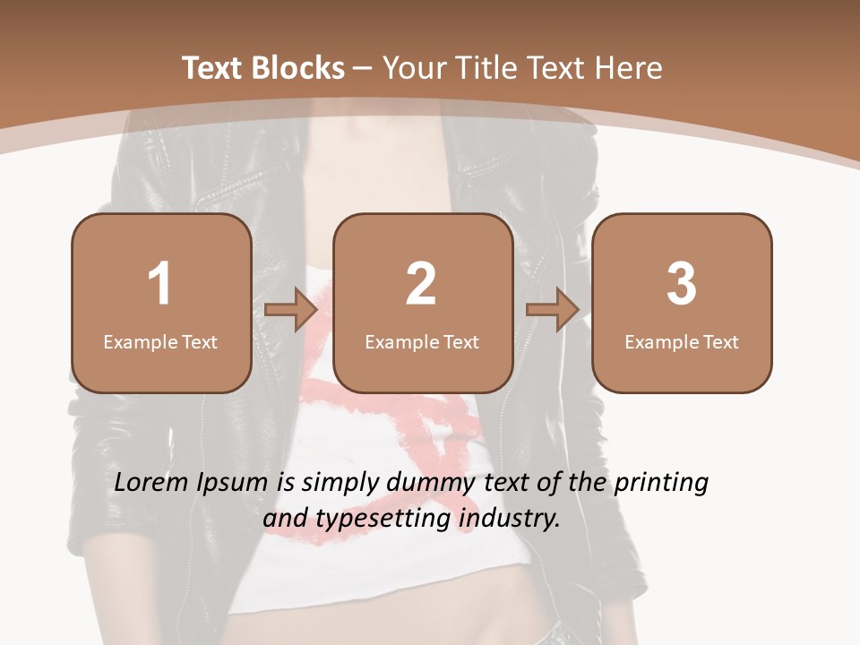 Smoker Paint Hairstyle PowerPoint Template