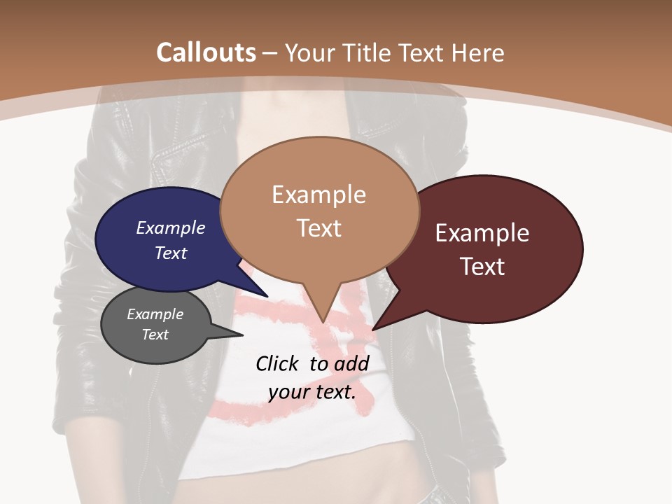 Smoker Paint Hairstyle PowerPoint Template