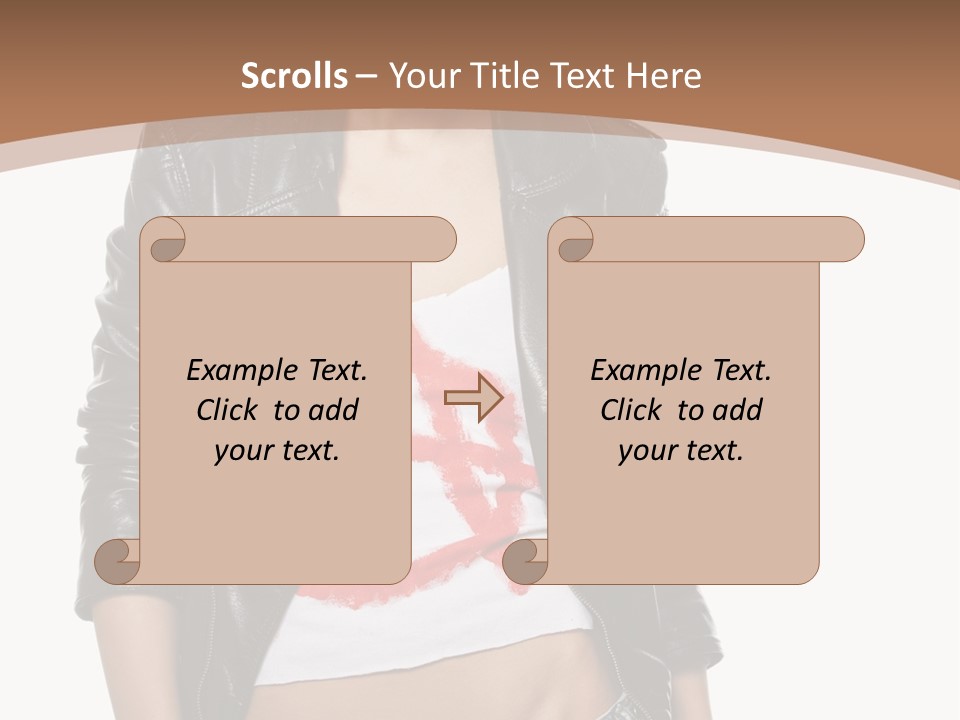 Smoker Paint Hairstyle PowerPoint Template